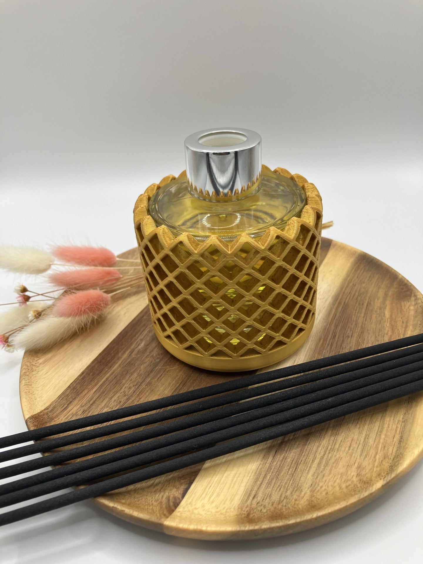 3d printed Reed Diffuser sleeve (Mesh) for 100 ml bottle (Bottle & Reeds not included)