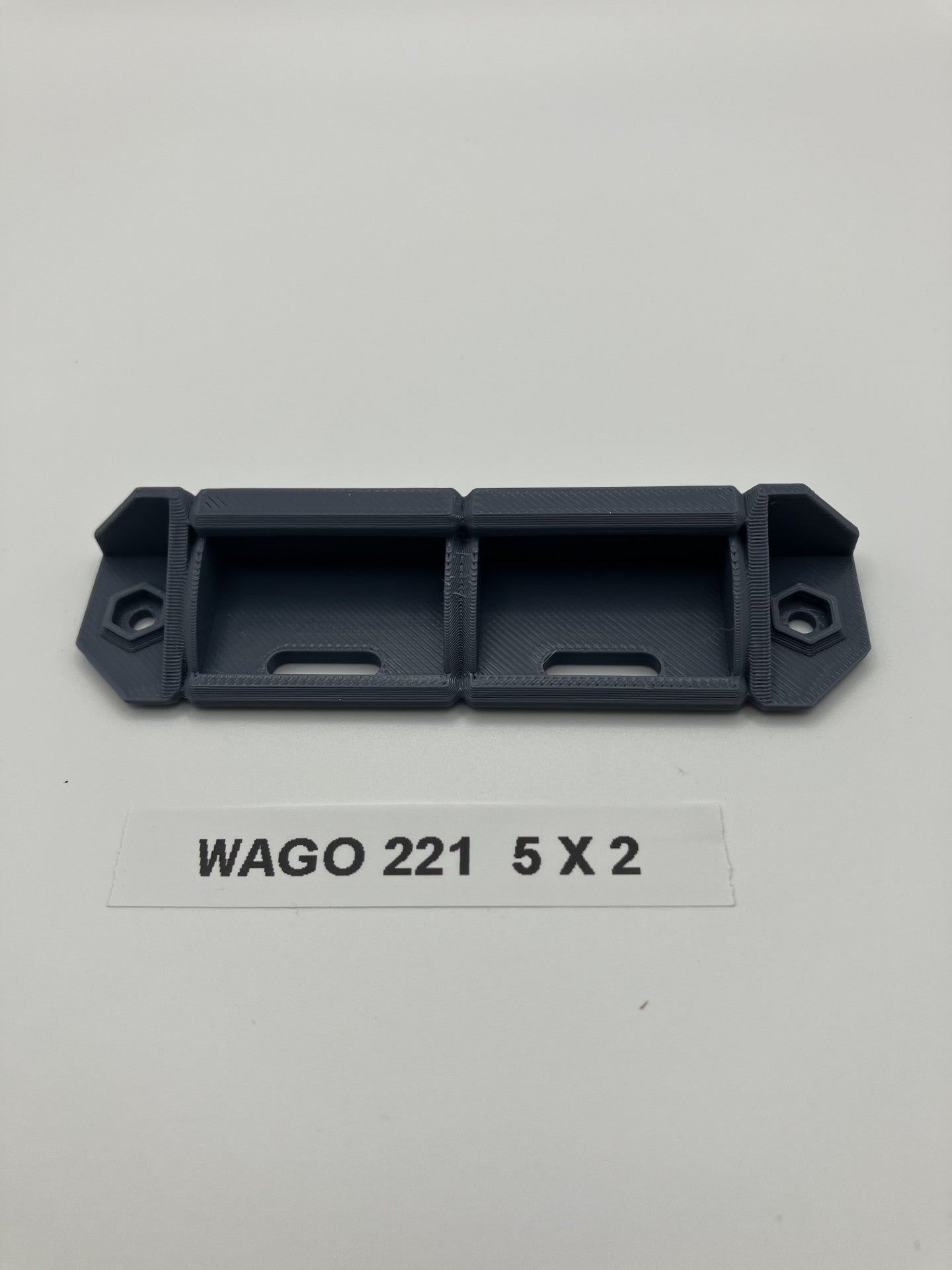 3D printed Wago 221 mounts Pack of 4 (Wago Connector and fittings not included)