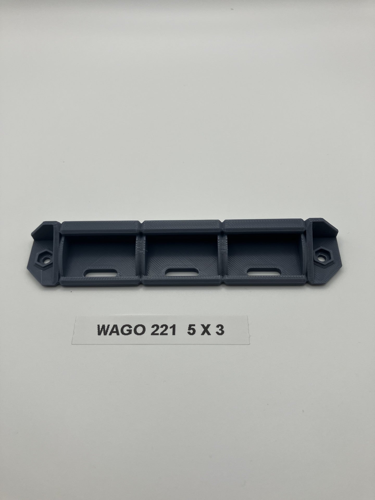 3D printed Wago 221 mounts Pack of 4 (Wago Connector and fittings not included)