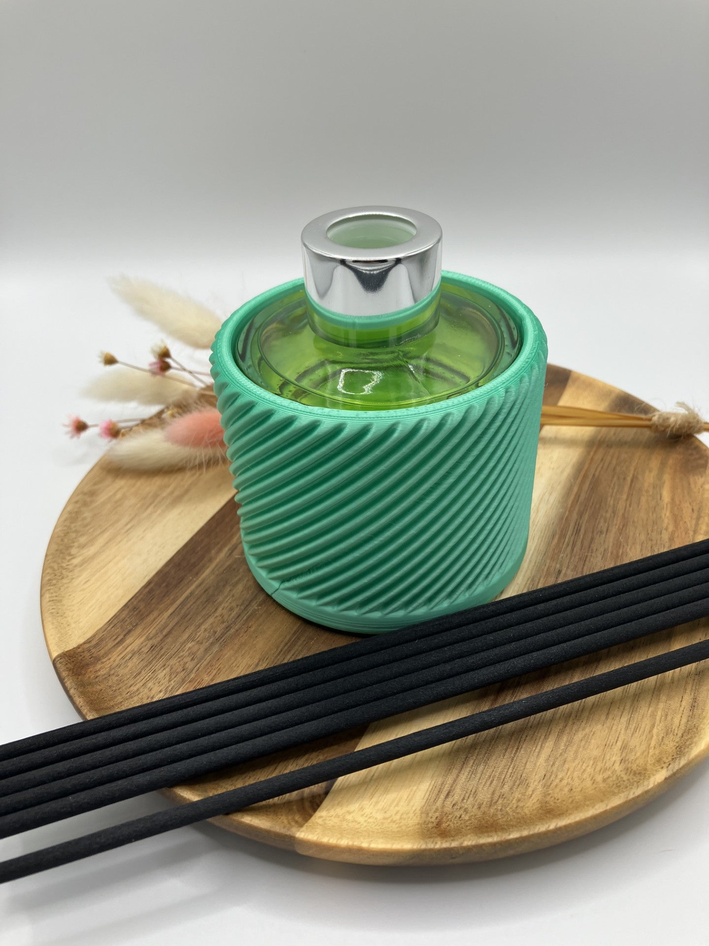 3d printed Reed Diffuser sleeve (Wave) for 100 ml bottle (Reeds & Bottle not included)