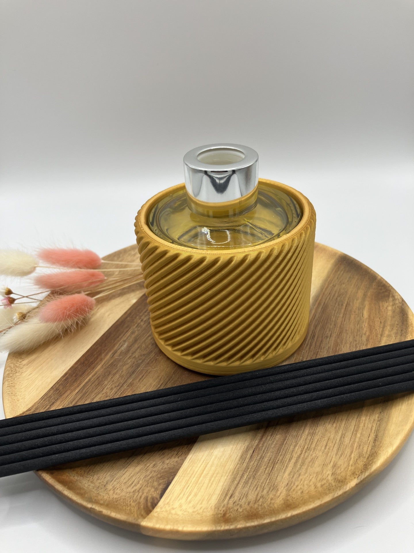 3d printed Reed Diffuser sleeve (Wave) for 100 ml bottle (Reeds & Bottle not included)